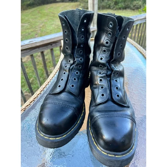 Dr Martens : BXB steel toe 10 eye boot - Picture 13 of 16